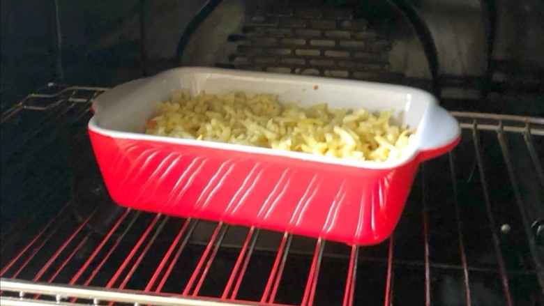 芝士奶油焗红薯,放入烤箱180°，17min