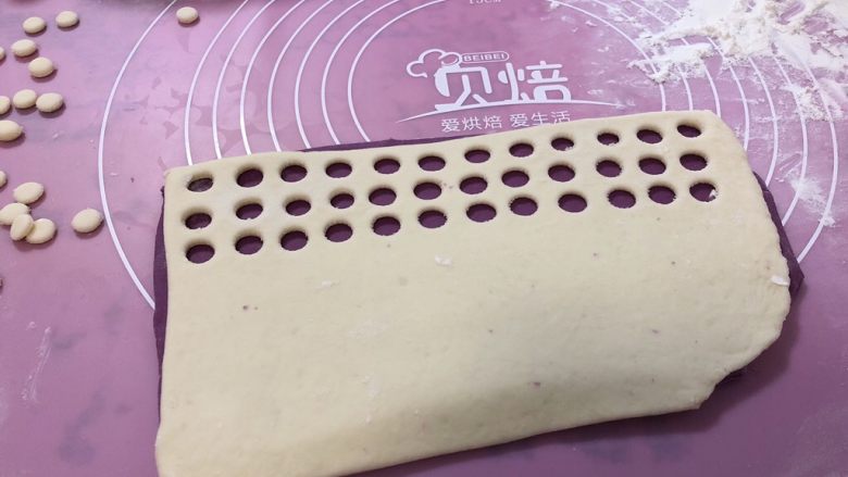 营养早餐-双色紫薯馒头,细节