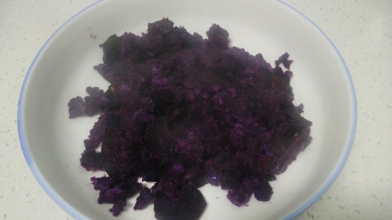 紫薯玫瑰花馒头,盛出
