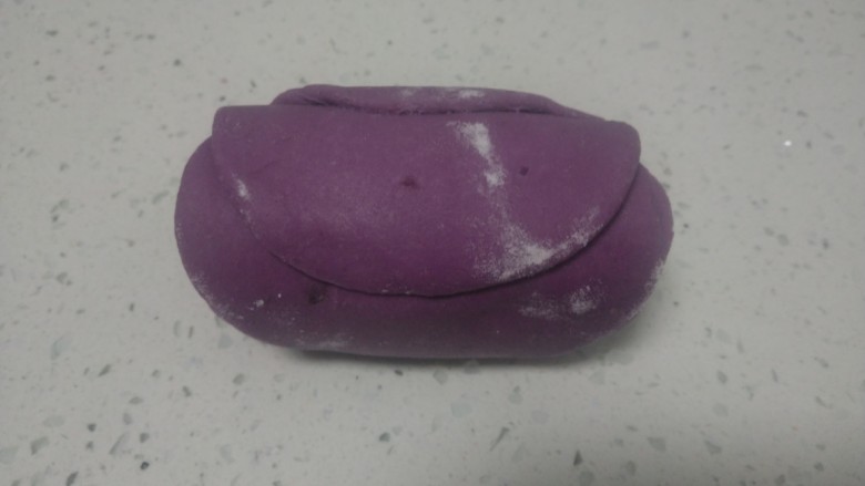 紫薯玫瑰花馒头,卷起