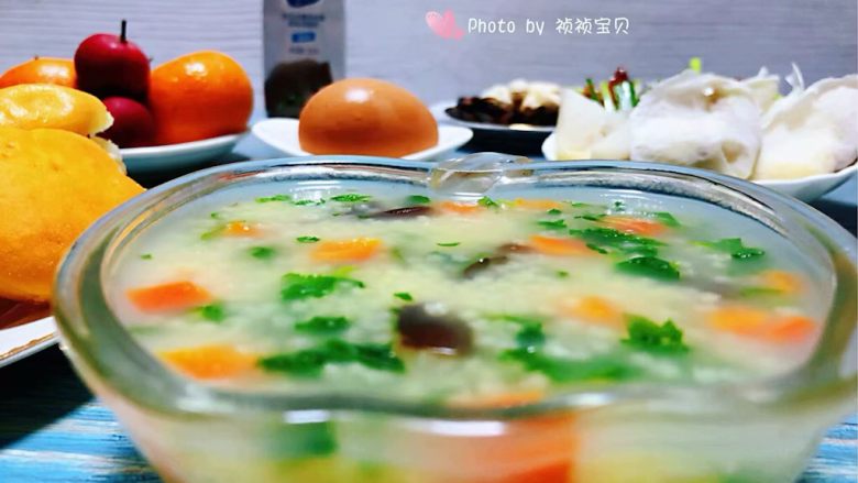 #冬日暖心菜#胡萝卜小米粥,超有颜值营养早餐粥好吃😋到爆