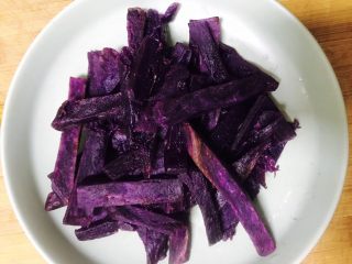 椰蓉紫薯条,现在就可以吃了