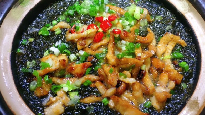 海蛎瘦肉紫菜煲