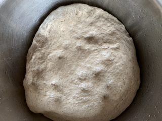 冬至美食 乡村面包,一次发酵