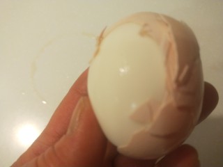 桂圆炖蛋,冷水泡过的鸡蛋不会沾皮。