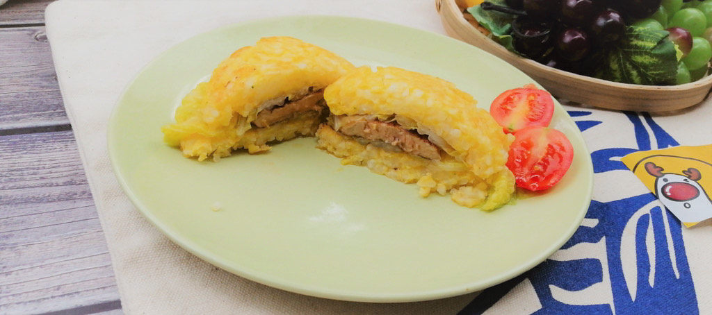 宝宝辅食：鹅肝米饭汉堡。健康低热量，源自北欧，纯净生鲜【小鹿优鲜】