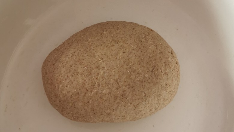 黑麦馒头,再揉成光滑的面团  加盖或覆盖保鲜膜 放温暖处发酵