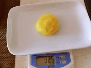 脆皮南瓜饼,分成约30克的小剂子