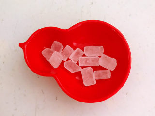 红豆汤圆,水晶冰糖