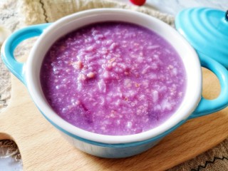 紫薯燕麦粥,看看。
