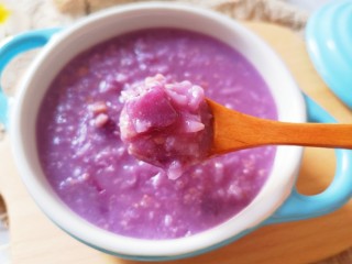 紫薯燕麦粥,吃一口吧！