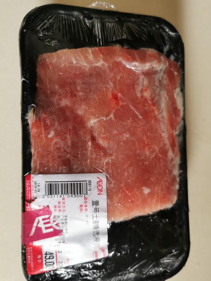 京酱肉丝,用猪脊肉最好。