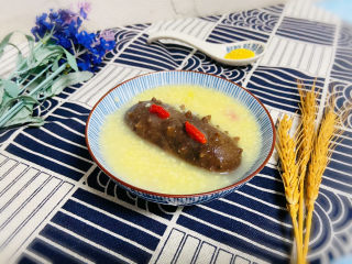 小米炖海参,营养丰富的海参小米粥