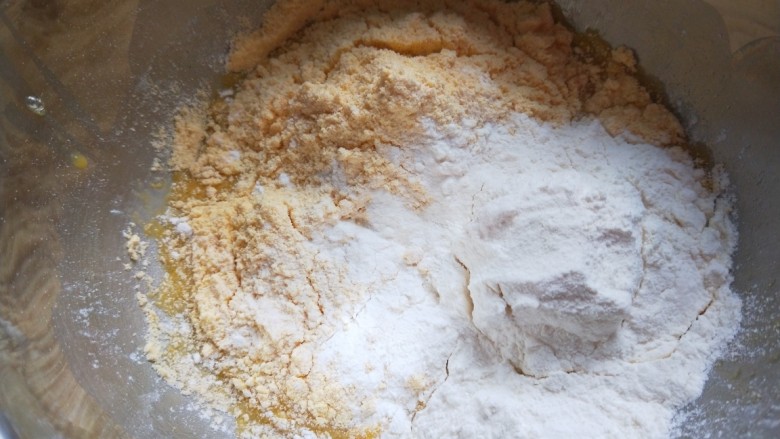 玉米渣煎饼,在加一把面粉。