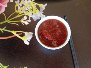红枣黑米粥,成品图
