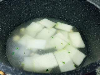 冬瓜肉丸汤,把冬瓜也加入一起炒香，再加适量清水；