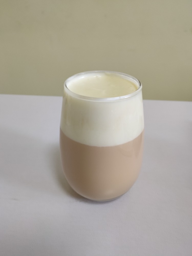 在家也可以制作奶茶,奶盖的量可以根据自己的需求添加，我这个是25g 奶盖。