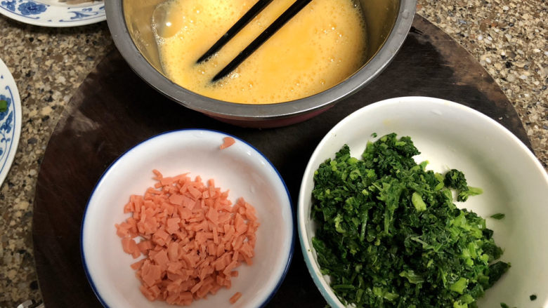 菠菜蛋卷➕绿柳才黄半未匀,准备好了