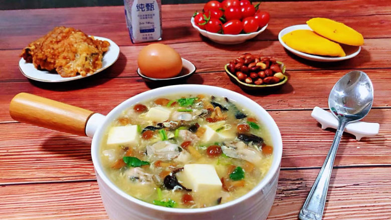 牡蛎豆腐汤,普通食材用心去做就会有意想不到的收获