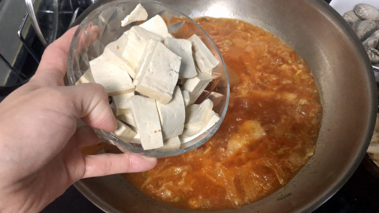 花蛤豆腐汤➕韩式花蛤豆腐汤,加入卤水豆腐