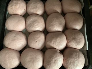 紫薯小面包,发酵结束