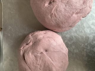 紫薯小面包,一次发酵