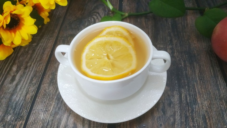 柠檬蜂蜜水,成品图