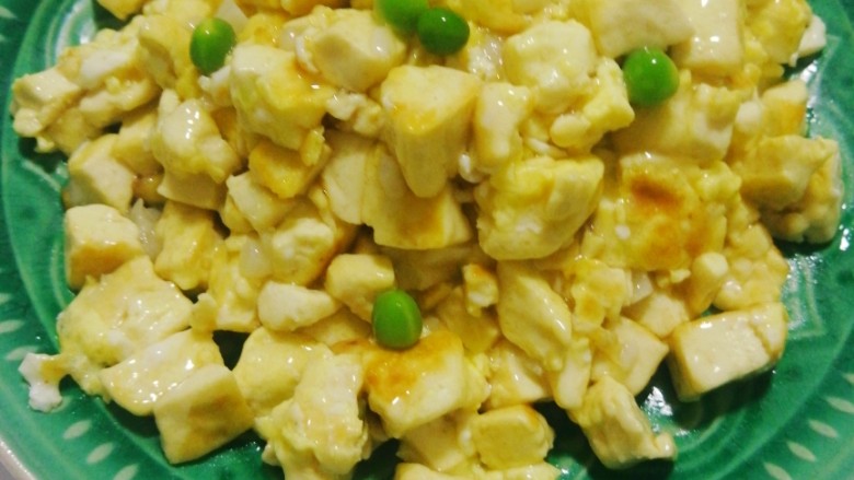 豆腐炒鸡蛋——鸡刨豆腐