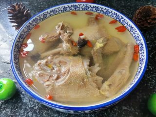 连城最名贵的特产，白鹜鸭汤，超级美味，清香无比,成品图