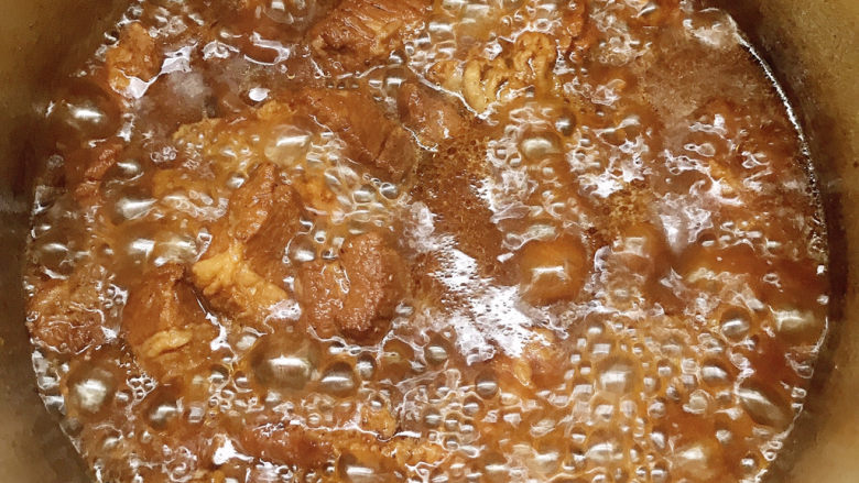 十三香牛腩土豆,能打开锅盖的时候打开锅盖