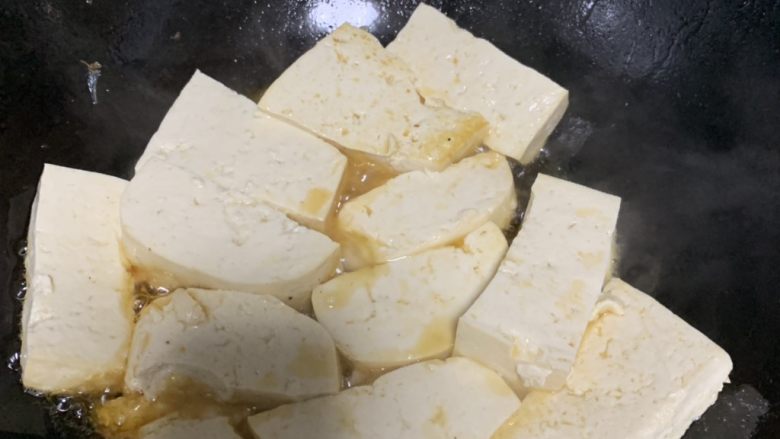 白菜炖豆腐,煎