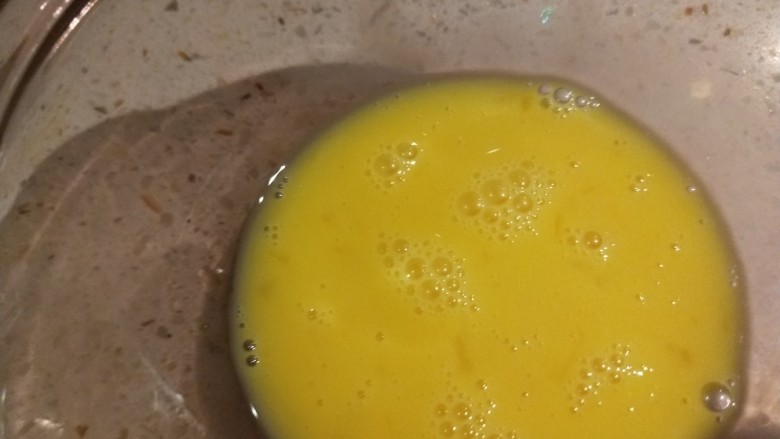 丝瓜蛋汤,搅拌均匀。