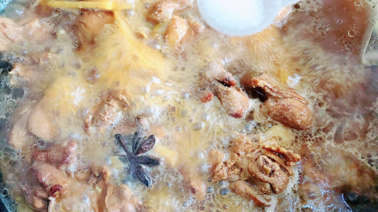 酱鸭腿,烧开锅后，中小会慢炖40分钟。加入盐，继续炖煮20分钟。