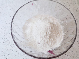 糯米紫薯糕,加入糯米粉和粘米粉