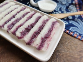 糯米紫薯糕,喜欢的试试吧！