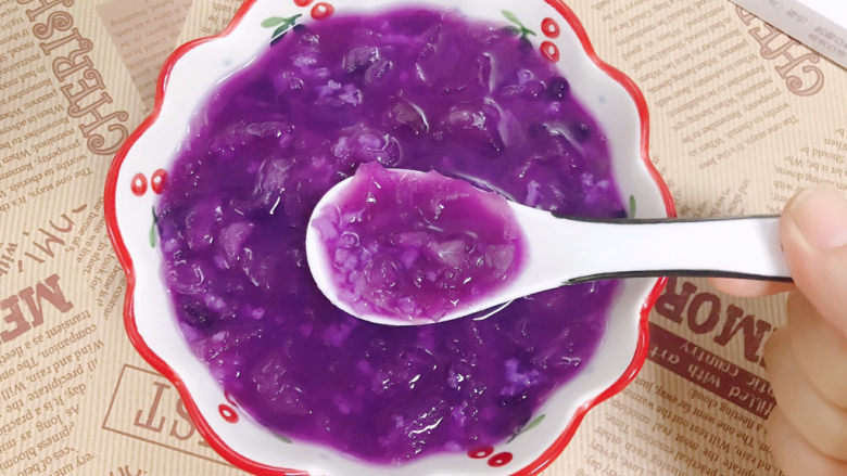 紫薯银耳粥