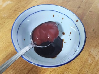 糖醋茄子,1勺番茄酱