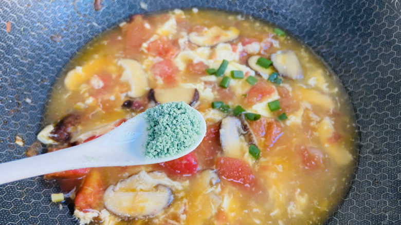 西红柿香菇汤,蔬之鲜调味