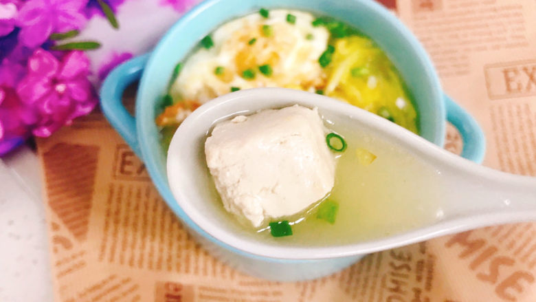 白菜豆腐汤,开吃了，简单营养的白菜豆腐汤！