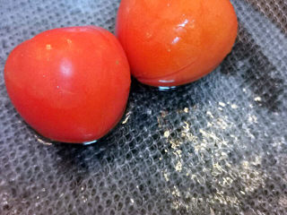 西红柿面疙瘩,大约煮2分钟左右