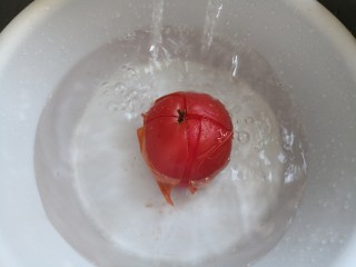 西红柿面疙瘩,捞出来过凉水