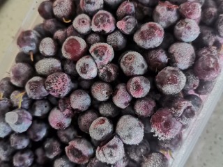 蓝莓麦片酸奶杯,野生蓝莓