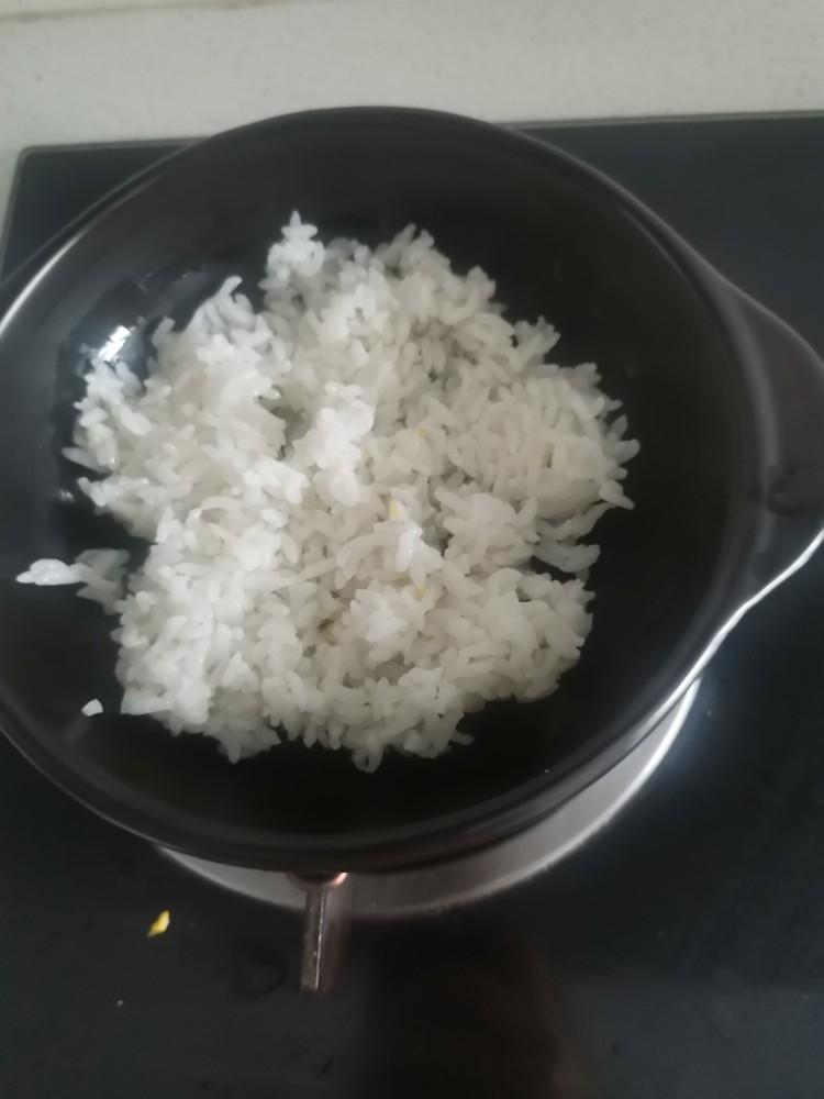 石锅素拌饭,加入米饭