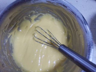 轻乳酪蛋糕🍰（抹茶奶油）,画"z"字搅拌至顺滑状态无干粉颗粒，放入冰箱冷藏备用