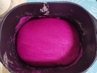 紫米面包,启动发酵程序2小时，发酵至原来的两倍大小