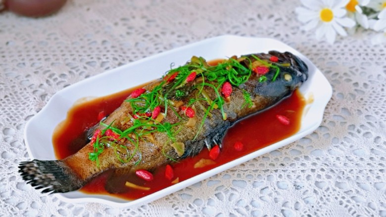 红烧罗非鱼,味道鲜美，营养丰富。
