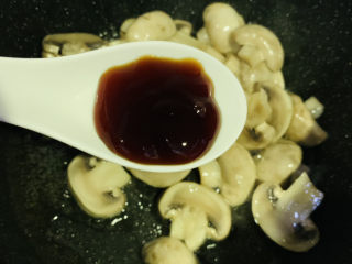 炒口蘑,加蚝油