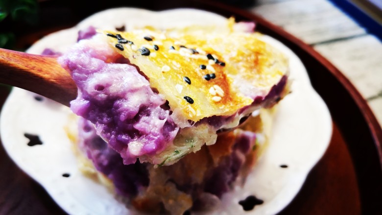 紫薯脆饼,超级好吃