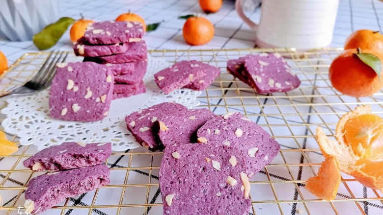 紫薯花生饼干🍪,成品图！