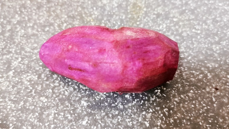 南瓜紫薯馒头,紫薯去皮